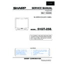 Sharp 51GT-25 (serv.man8) Service Manual