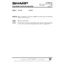 Sharp 59CS-03H (serv.man36) Service Manual / Technical Bulletin