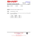 Sharp 59DS-05H (serv.man31) Service Manual / Technical Bulletin