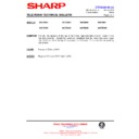 Sharp 66CS-D8H (serv.man20) Service Manual / Technical Bulletin