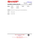 Sharp 66DS-03H (serv.man19) Technical Bulletin