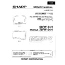 Sharp 66FW-54H (serv.man4) Service Manual