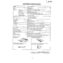 Sharp 6M-10 Service Manual / Specification