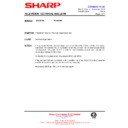 Sharp 76DW-18H (serv.man22) Technical Bulletin