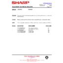 Sharp 76DW-18H (serv.man30) Technical Bulletin