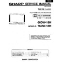 Sharp 76DW-18H (serv.man5) Service Manual