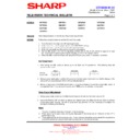 Sharp 76GF-63 (serv.man19) Service Manual / Technical Bulletin