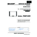 Sharp 76GF-64H (serv.man3) Service Manual