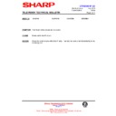 Sharp CV-2121H (serv.man9) Service Manual / Technical Bulletin