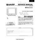 Sharp DV-5932H Service Manual / Specification