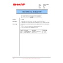 Sharp LC-10A3E (serv.man10) Service Manual / Technical Bulletin
