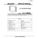 Sharp LC-13B2E (serv.man3) Service Manual