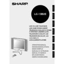 Sharp LC-13B2E (serv.man9) User Manual / Operation Manual