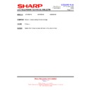 Sharp LC-13SH1E (serv.man24) Technical Bulletin