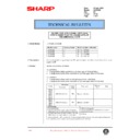 Sharp LC-15A2E (serv.man13) Technical Bulletin