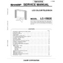 Sharp LC-15B2E (serv.man3) Service Manual