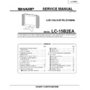 Sharp LC-15B2EA (serv.man2) Service Manual