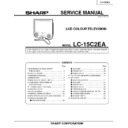 Sharp LC-15C2EA (serv.man2) Service Manual
