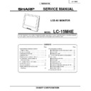 Sharp LC-15M4E (serv.man8) Service Manual