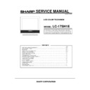 Sharp LC-17SH1E (serv.man2) Service Manual