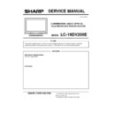 Sharp LC-19DV200E (serv.man2) Service Manual