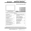 Sharp LC-19LE430E Service Manual