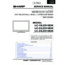 Sharp LC-19LE510K (serv.man2) Service Manual