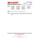 Sharp LC-19LE510K (serv.man9) Service Manual / Technical Bulletin