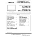 Sharp LC-19SH7E Service Manual / Specification