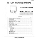 Sharp LC-20C2E (serv.man3) Service Manual