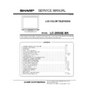 Sharp LC-20S5E Service Manual