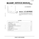 Sharp LC-20VM2E (serv.man2) Service Manual