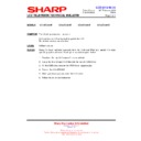 Sharp LC-22DV200E (serv.man6) Service Manual / Technical Bulletin