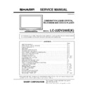 Sharp LC-22DV200E Service Manual