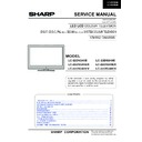 Sharp LC-22DV240K (serv.man2) Service Manual / Parts Guide