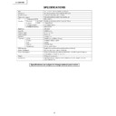 Sharp LC-22SV2E Service Manual / Specification