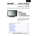 Sharp LC-24LE210E (serv.man9) Service Manual
