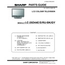 Sharp LC-26D44E (serv.man10) Service Manual / Parts Guide