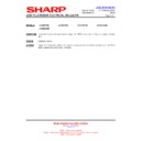 Sharp LC-26D44E (serv.man16) Technical Bulletin