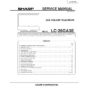 Sharp LC-26GA3 (serv.man2) Service Manual