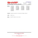 Sharp LC-26P70E (serv.man49) Technical Bulletin