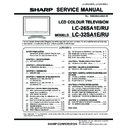Sharp LC-26SA1E Service Manual