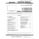 Sharp LC-26SB25E Service Manual