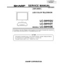 Sharp LC-30HV2E (serv.man9) Service Manual