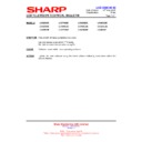 Sharp LC-32B20E (serv.man12) Service Manual / Technical Bulletin