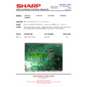 Sharp LC-32D12E (serv.man7) Service Manual / Technical Bulletin