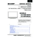 Sharp LC-32D12EA (serv.man2) Service Manual