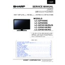 Sharp LC-32FH500 Service Manual