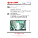 Sharp LC-32GA6E (serv.man13) Service Manual / Technical Bulletin