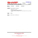 Sharp LC-32GA6E (serv.man14) Service Manual / Technical Bulletin